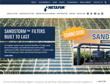 Tablet Screenshot of netafimusa.com